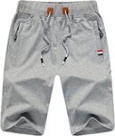 70% Coton, 25% Polyester, 5% Élasthanne Fermeture: Cordon de serrage Conception de poche: deux poches avant zippées et une poche arrière. La poche avant peut contenir un téléphone à écran de 5,5 pouces.